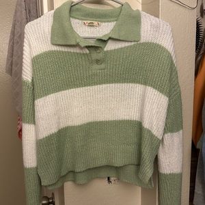 Striped green long sleeve